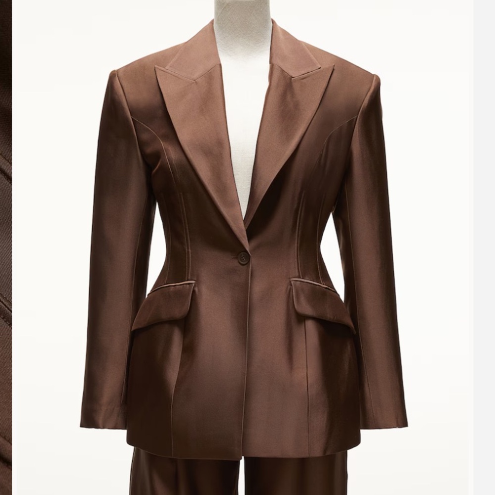 ISO H&M Hourglass Mahogany Blazer Jacket - Picture 3 of 3
